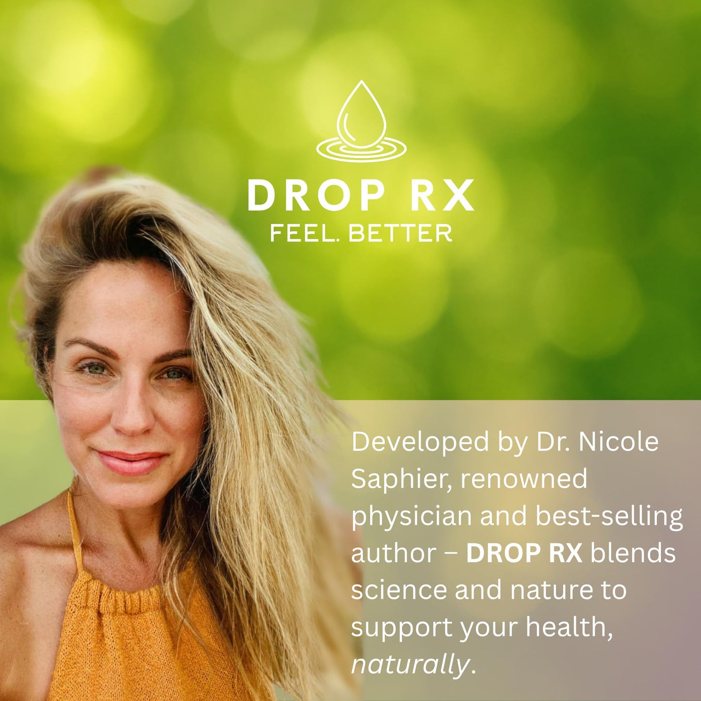 DropRx Relief by Dr. Nicole Saphier - Devil's Claw & Organic Ginger (2 oz)