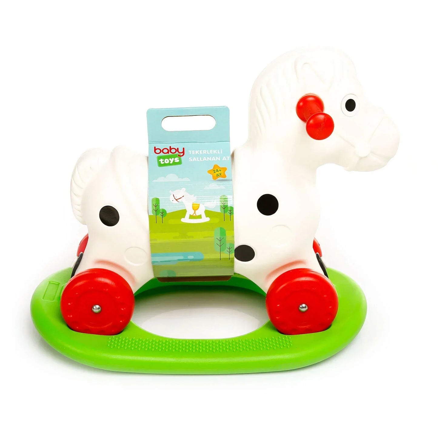 Outlet - baby toys Rocking Horse with Wheels