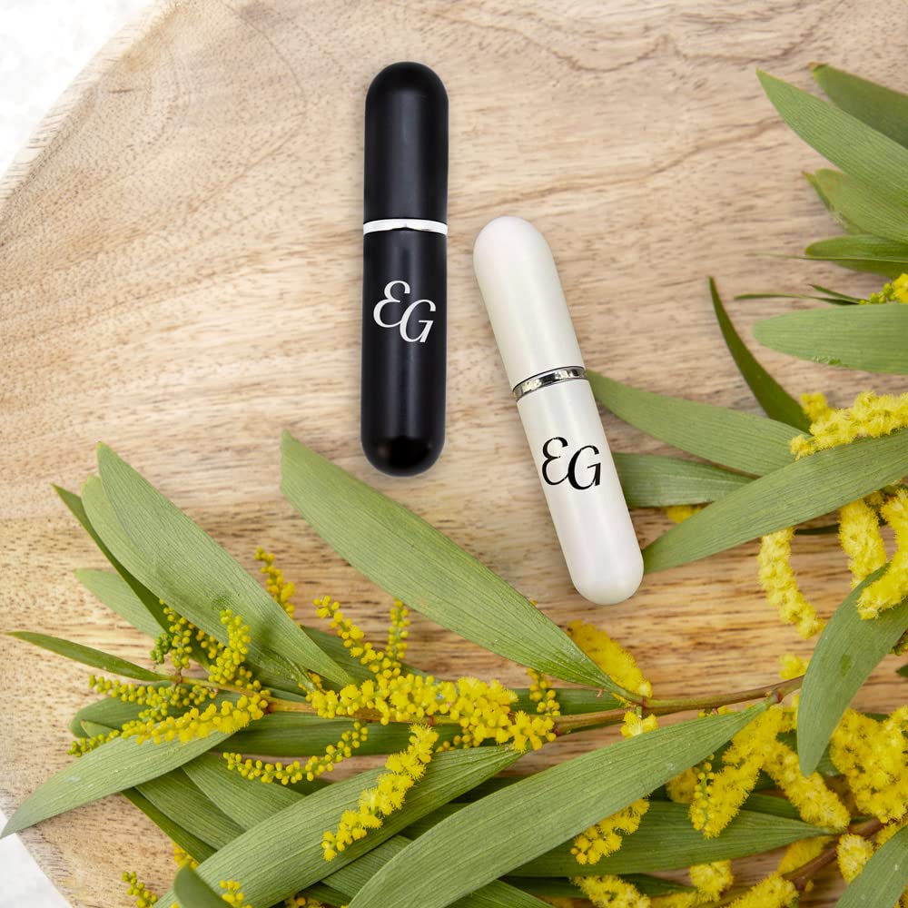Edens Garden Essential Oil Inhaler – Portable Personal Aromatherapy Nasal Diffuser (Black)