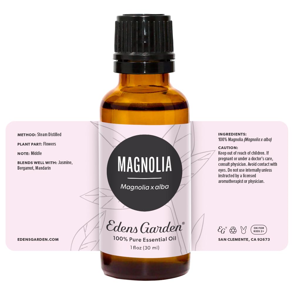 Edens Garden Magnolia Essential Oil – 100% Pure, Premium Grade, 30 ml