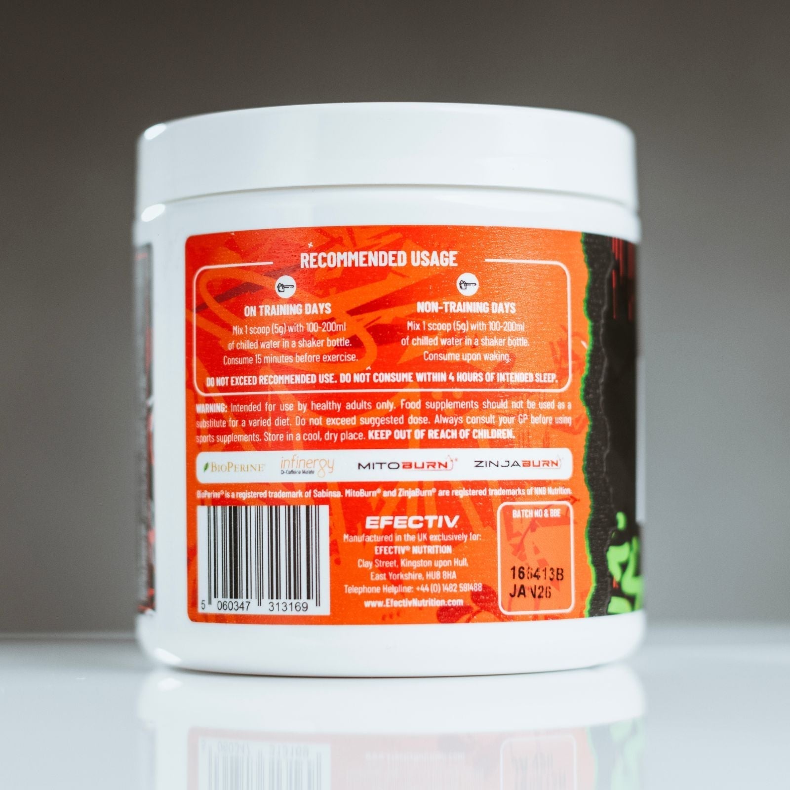 Efectiv Nutrition Burn 125g - HealVia LimitedHealVia LimitedEfectiv Nutrition Burn 125g