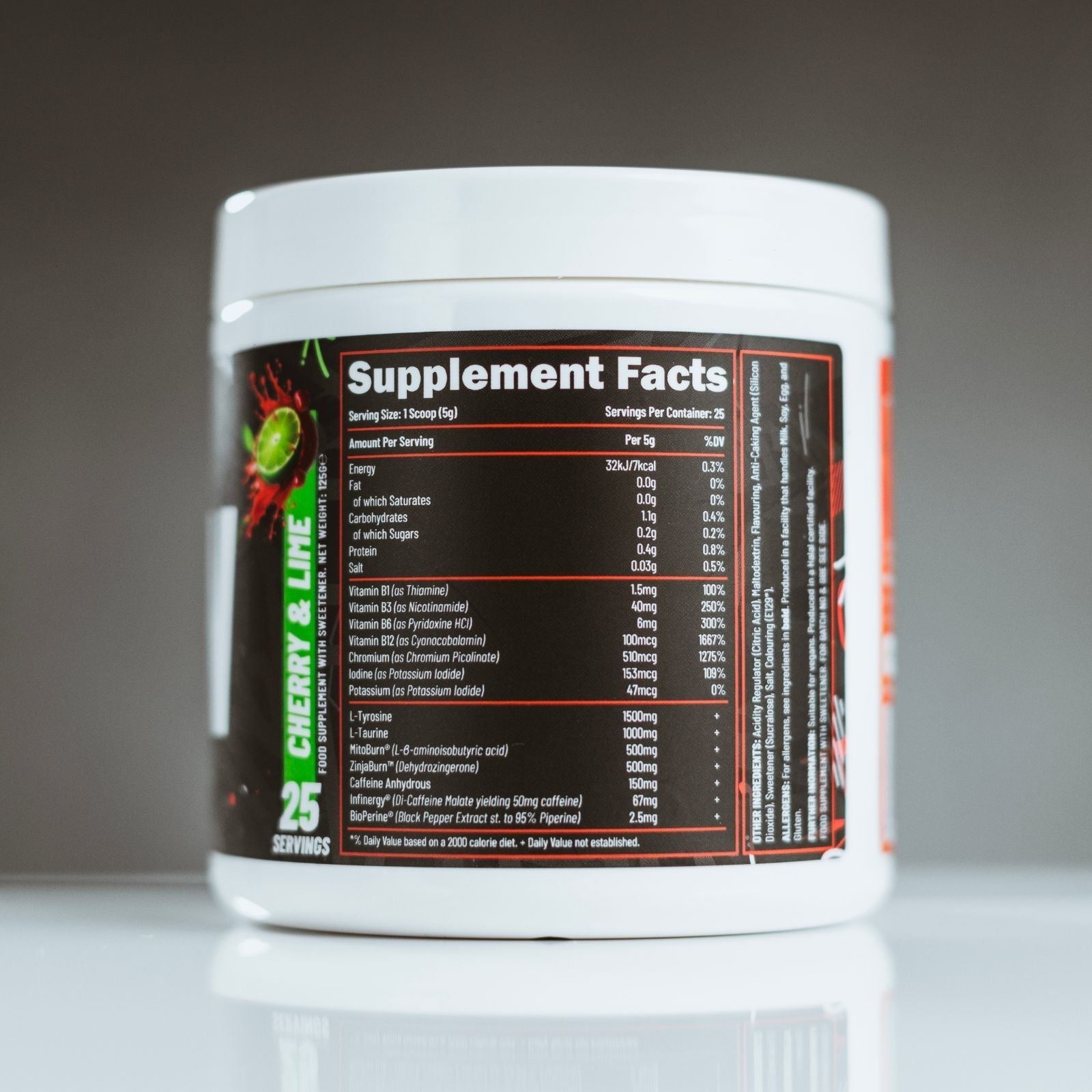 Efectiv Nutrition Burn 125g - HealVia LimitedHealVia LimitedEfectiv Nutrition Burn 125g