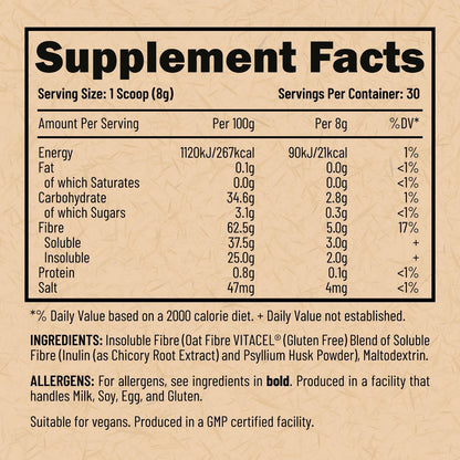Efectiv Nutrition Fibre 240g - HealVia LimitedHealVia LimitedEfectiv Nutrition Fibre 240g