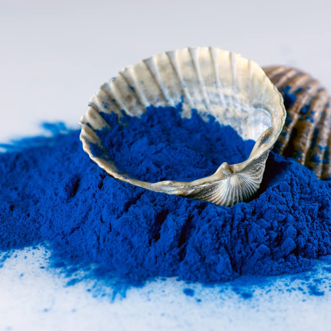 Ellie's Best Organic Blue Spirulina Powder – 3 lb Bulk, Odorless, Water-Extracted, Vegan