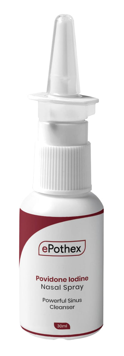 EPOTHEX 1% Povidone Iodine Nasal Spray — Travel-Ready Nasal Cleanser