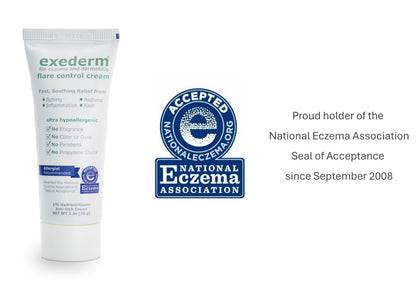 Exederm Flare Control Cream for Eczema & Dermatitis, 2oz