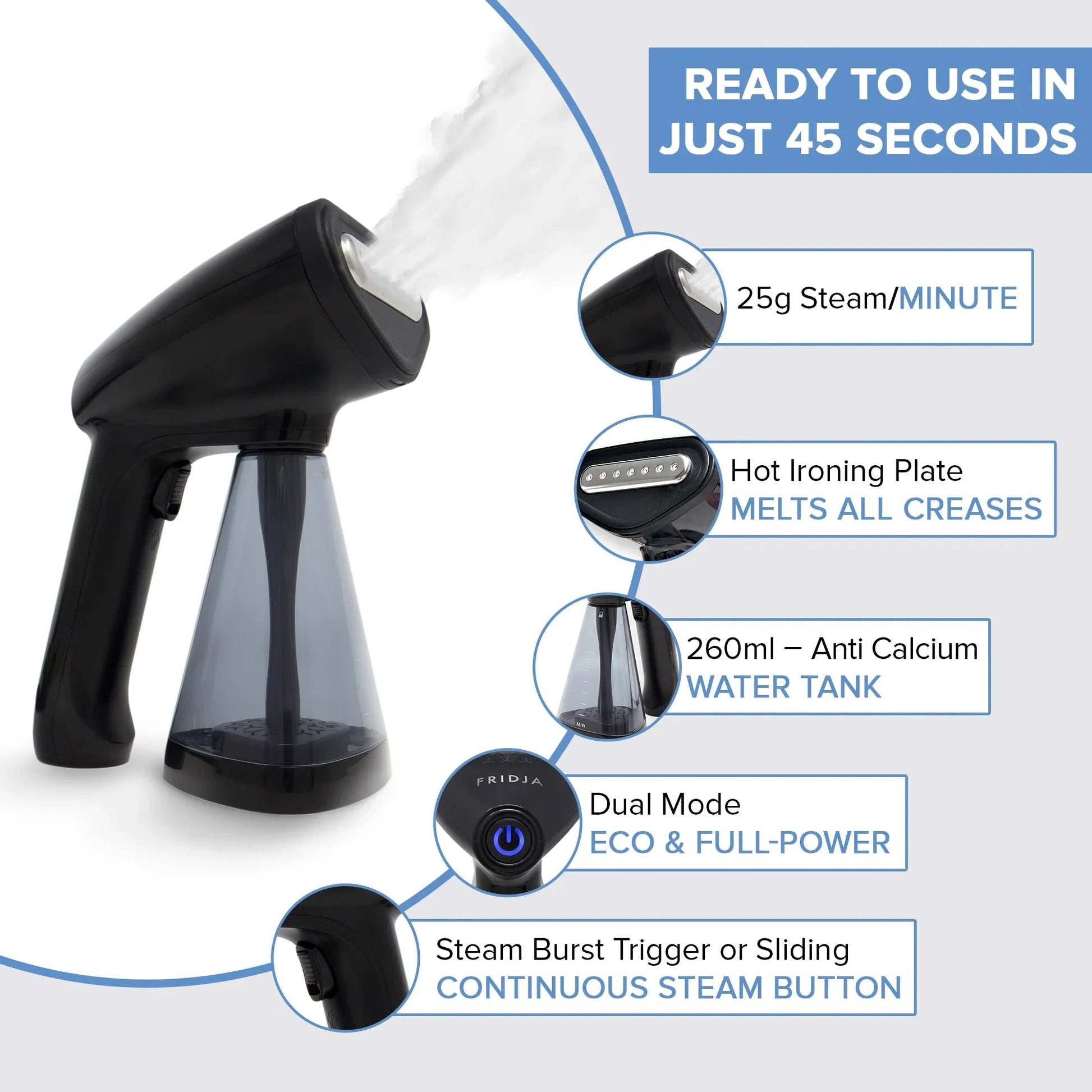 f10 Handheld Clothes Steamer - HealVia LimitedHealVia Limitedf10 Handheld Clothes Steamer
