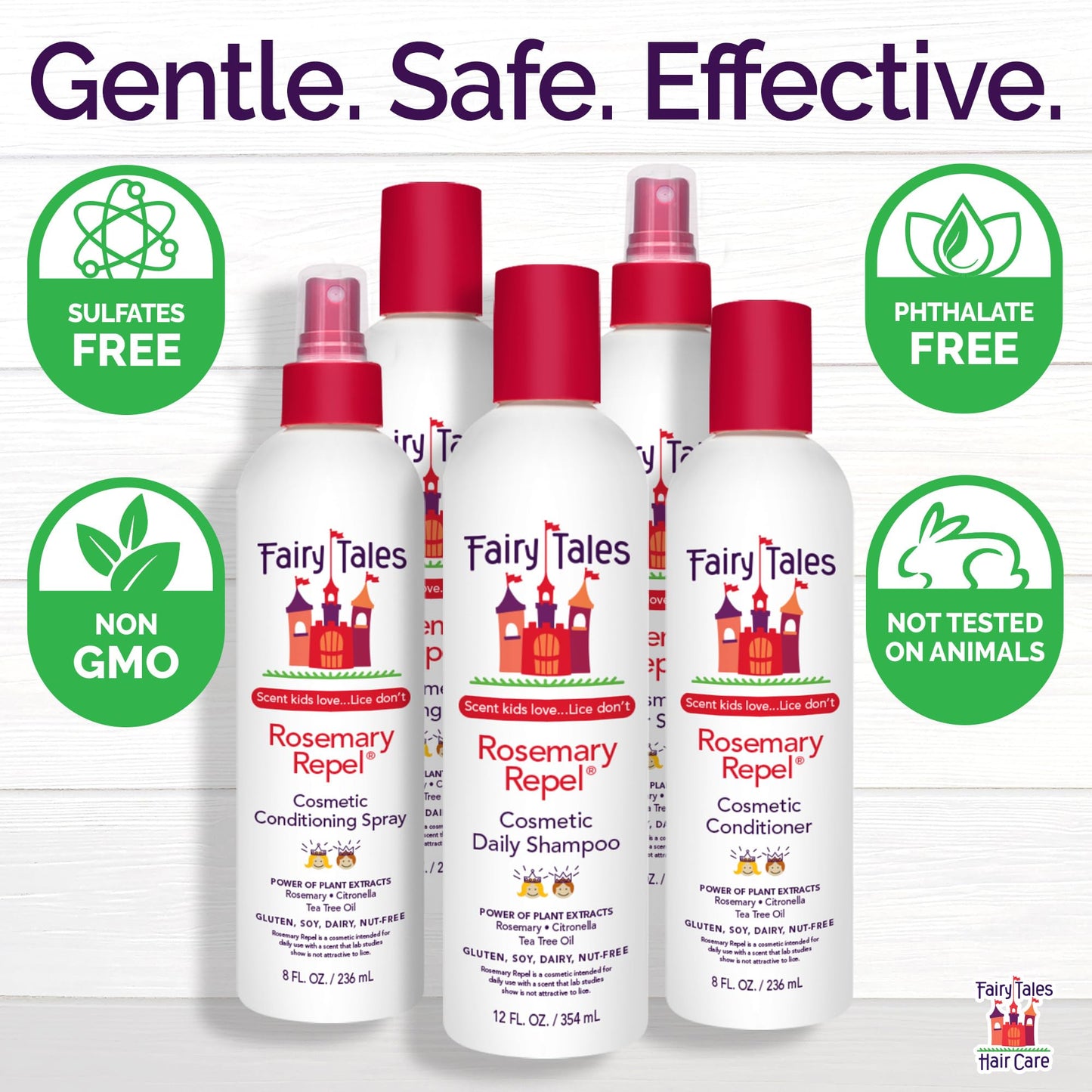 Fairy Tales Rosemary Repel Daily Kids Conditioning Spray – 8 oz
