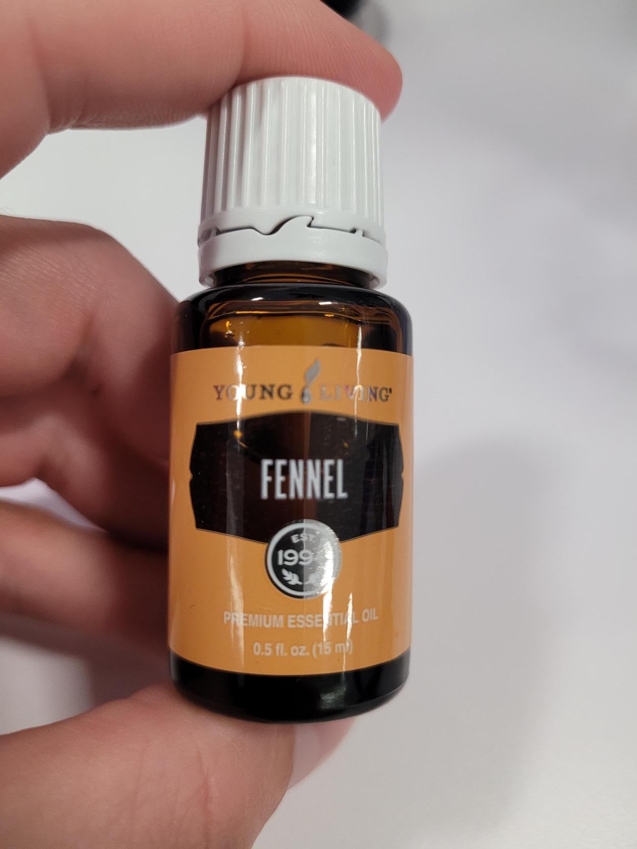 Young Living Fennel Essential Oil 15ml | Rich Anise Aroma for Diffusers & Massage