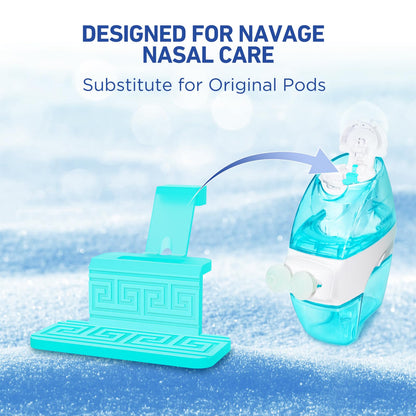 FireAnt 100 Saline Packets & 12 Reusable Saline Pods Refills Set for Navage Nasal Care