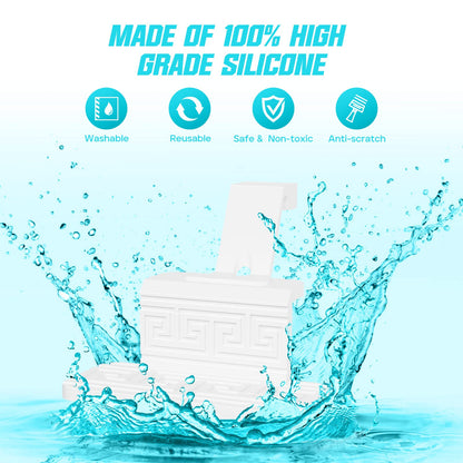 FireAnt Silicone Saline Pods Refills – Navage Compatible 16-Pack Reusable Pads