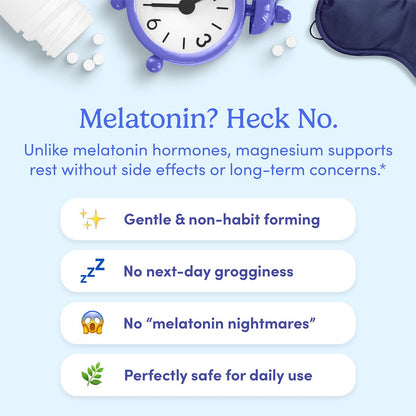 First Day Teens’ Nighttime Reset Calming Magnesium Gummies – Sleep, Mood & Energy (No Melatonin) – 60‑Day Supply