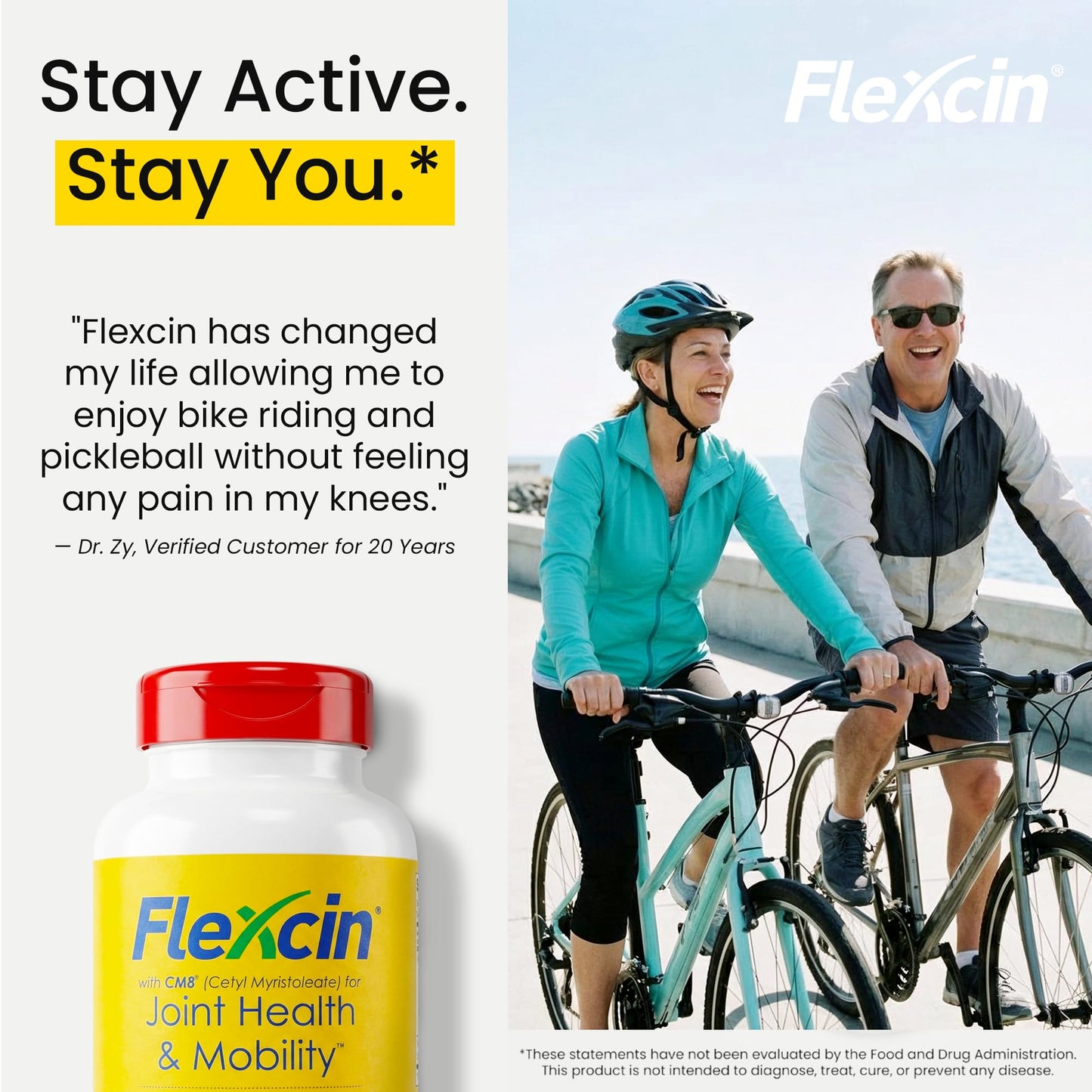 Flexcin Extra Strength CM8 Joint Formula — 360 Capsules (3-Pack)