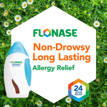 Flonase Sensimist Allergy Relief Nasal Spray – 24-Hour Non-Drowsy, 120 Sprays