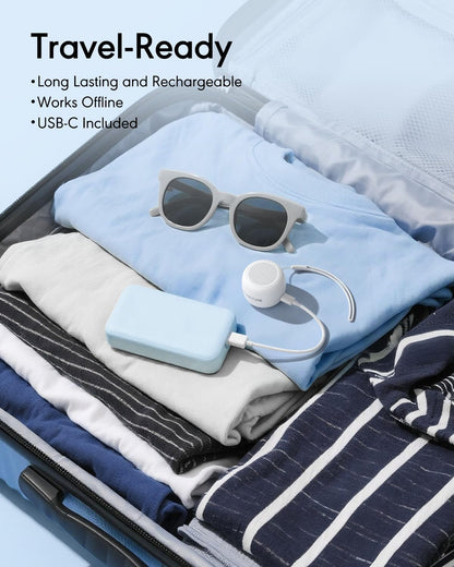 Flowtune Sound Machine: White Noise for Baby & Adults | Mini Portable Travel Companion