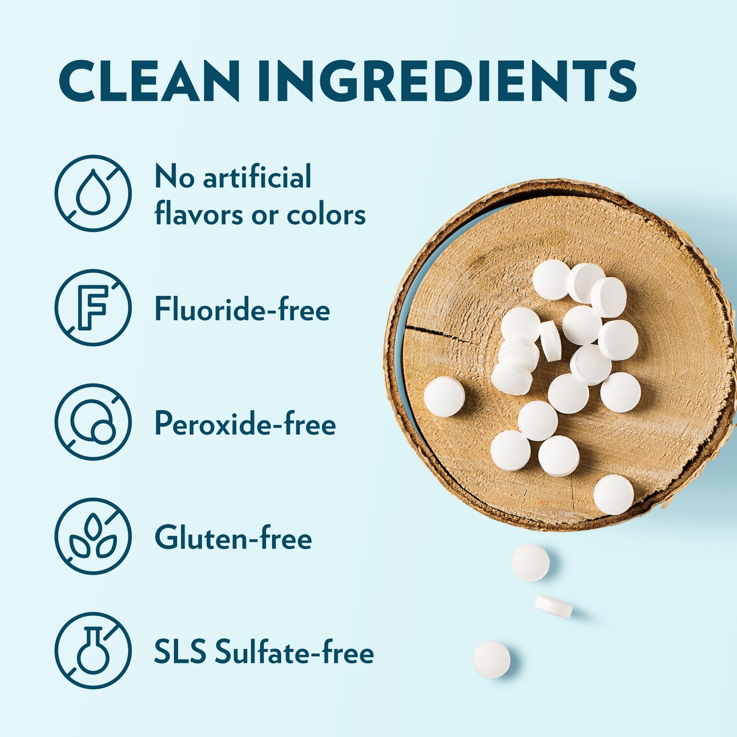 Toothpaste Tablets – Wintergreen | Nano Hydroxyapatite Toothpaste Tablets Chewable | Fluoride Free l 90 Tabs