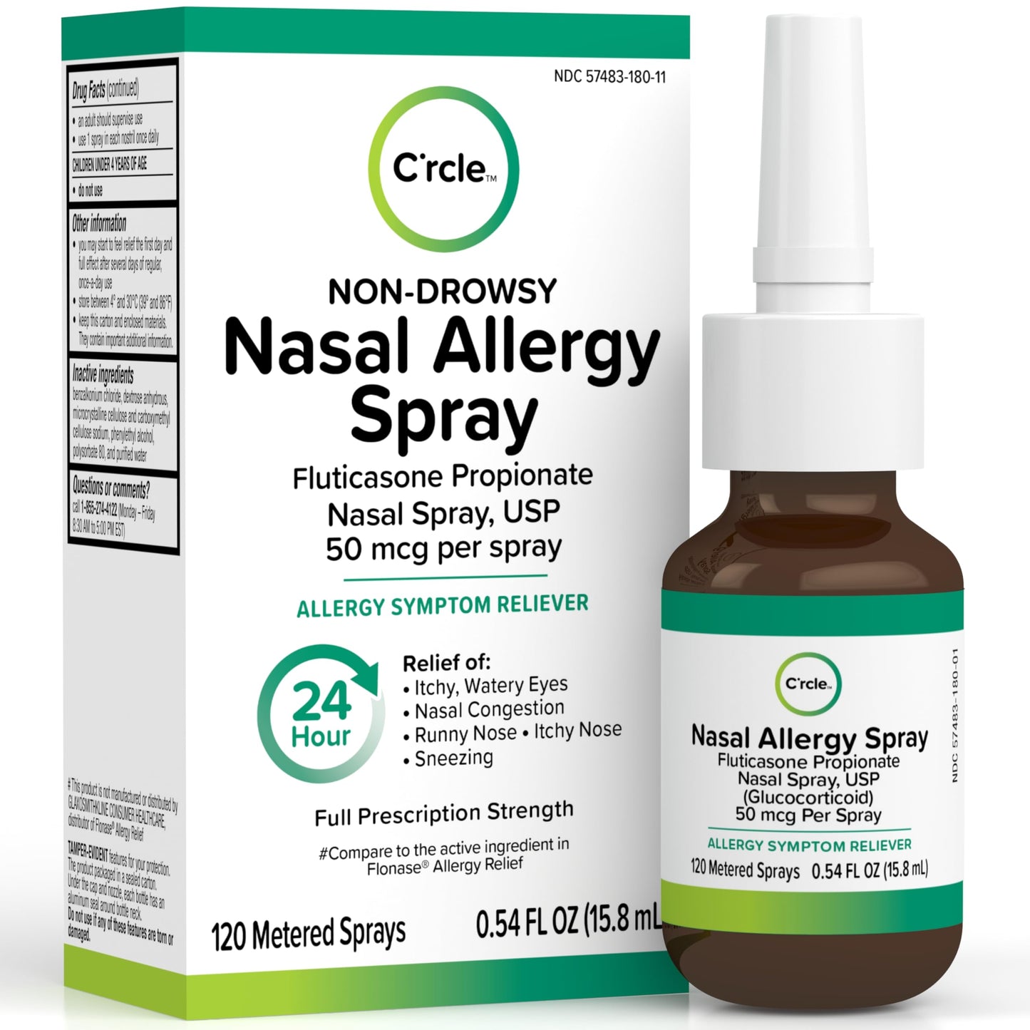 FlutiCare Fluticasone Nasal Spray 50mcg – 24h Allergy Relief