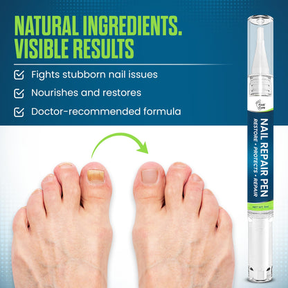 Foot Cure Nail Repair Pen – Extra Strength Toenail Fungus Treatment (USA Made)