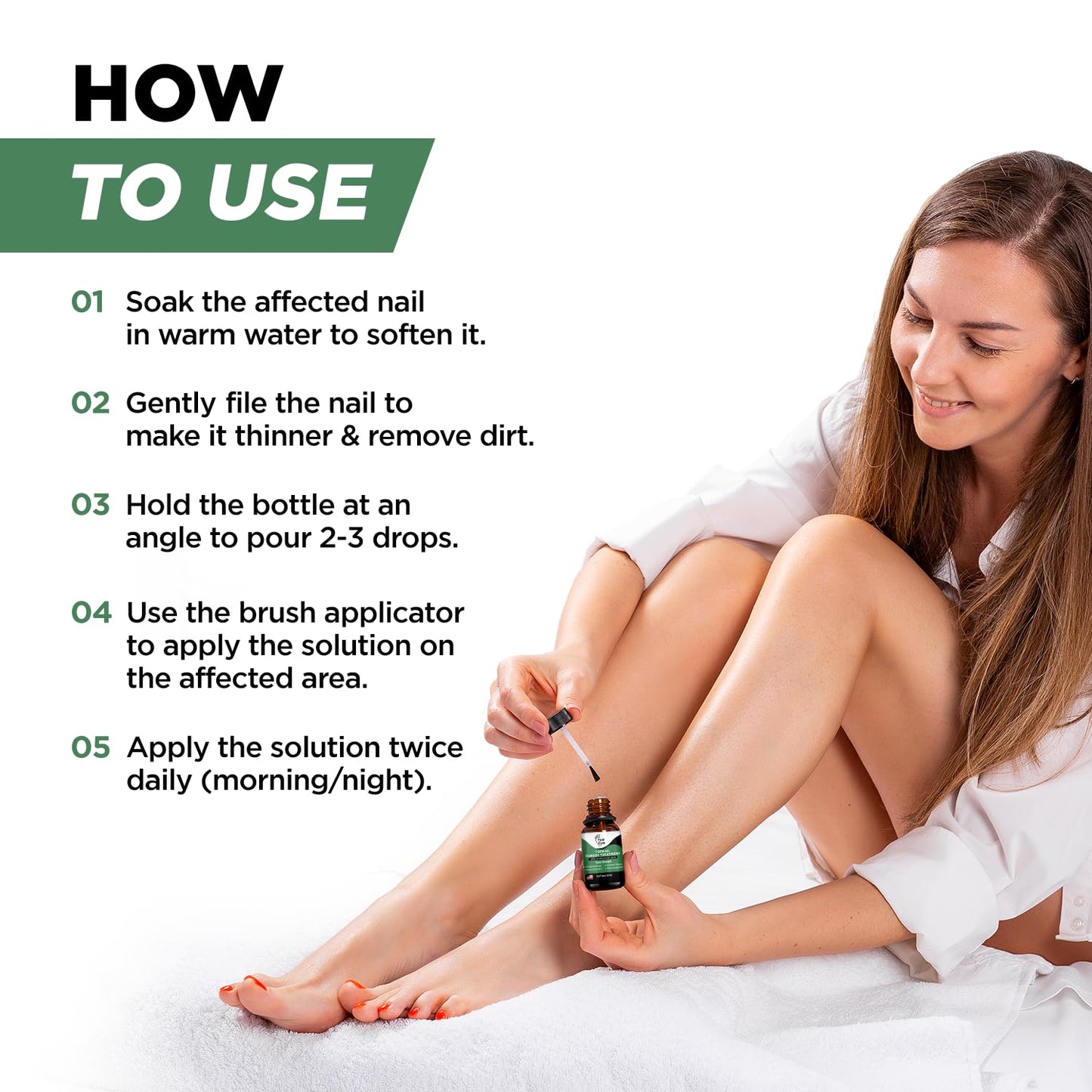 Foot Cure Toenail Fungus Treatment Extra Strength – Athletes Foot & Damaged Nail Repair | Made in USA