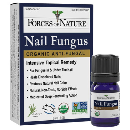 Forces of Nature Toenail Fungus Treatment – Organic Homeopathic Nail Care 0.17 fl oz