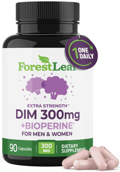 ForestLeaf DIM 300mg with BioPerine — Hormone Balance & Metabolic Support (90 Caps)