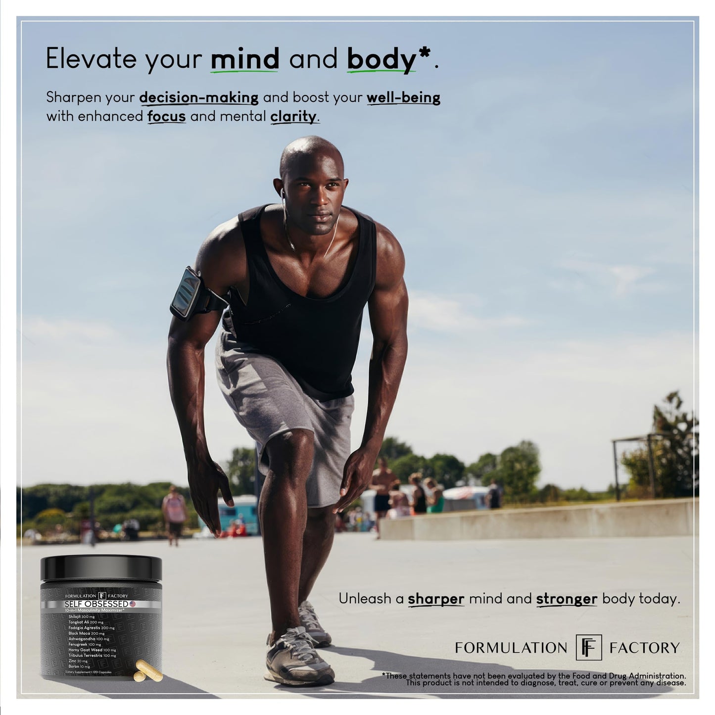 Formulation Factory Self Obsessed – 10-in-1 Masculine Vitality & Testosterone Support