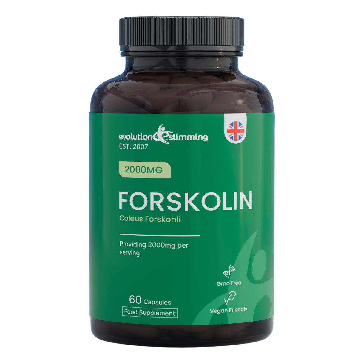 Forskolin 2000mg Daily Capsules | Weight Goals & Energy Support