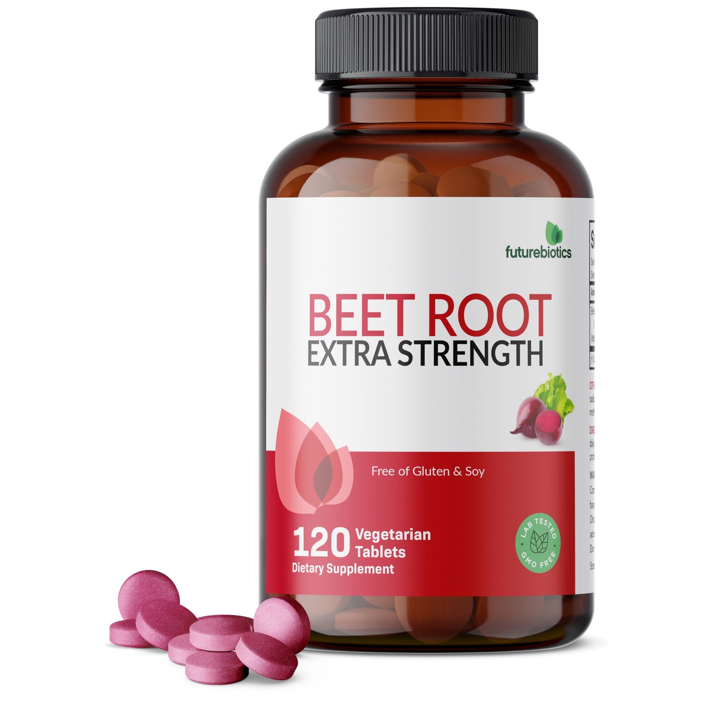 Futurebiotics Beet Root Extra Strength - Non-GMO, 120 Vegetarian Tablets