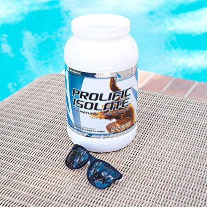 G6 Sports Prolific Isolate Whey Protein Powder – 25g Protein, 100 Calories, Gluten Free, Lactose Free, Soy Free, Stevia Sweetened – 2.5lb Jar – Chocolate Peanut Butter