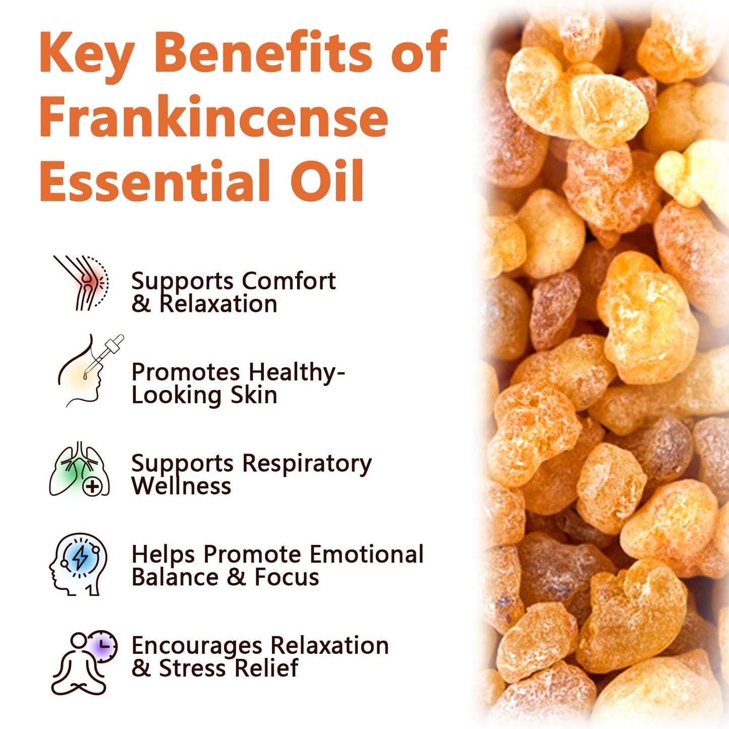 Generic Premium Frankincense Essential Oil – 60ml, Therapeutic Grade for Skin, Face & Massage