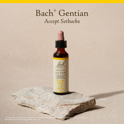 Gentian (Bach Original Flower Remedies) - Accept Setbacks - 20mL Dropper | Vegan, Gluten Free, Sugar Free