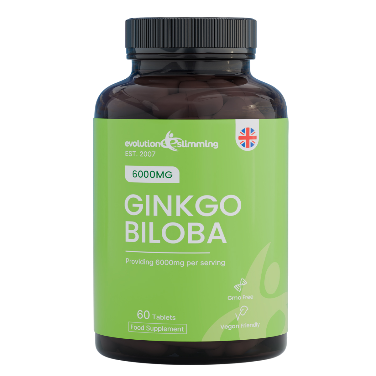 Ginkgo Biloba Six-Month Supply | Focus Memory & Cognitive Support