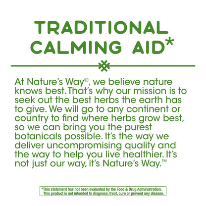 Nature's Way Chamomile Flower 700 mg | Calming Herbal Supplement | Non-GMO, Gluten Free | 100 Vegan Capsules