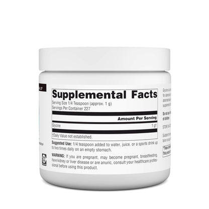 SOURCE NATURALS Glycine, 8 Ounce – Glycine Powder
