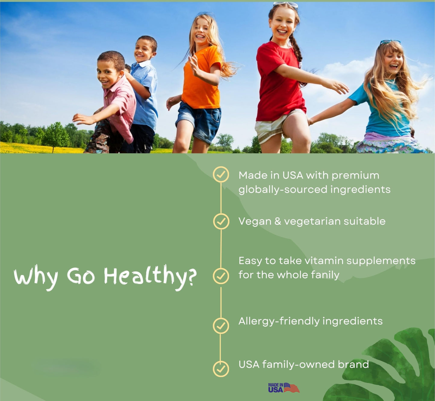 Go Healthy Kids D3 K2 MK-7 – Vanilla Liquid Drops for Kids, 30 Servings