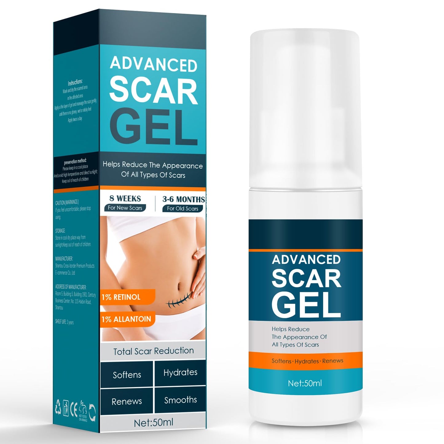 Gowgaw Scar Gel – Advanced Silicone Scar Cream for Surgical & Skin Scars