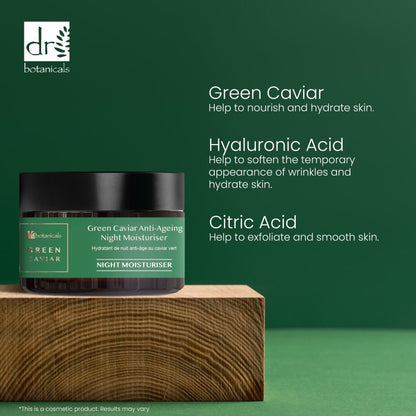 Green Caviar & Argan Oil Anti-Oxidant Anti-Ageing Night Cream 50ml