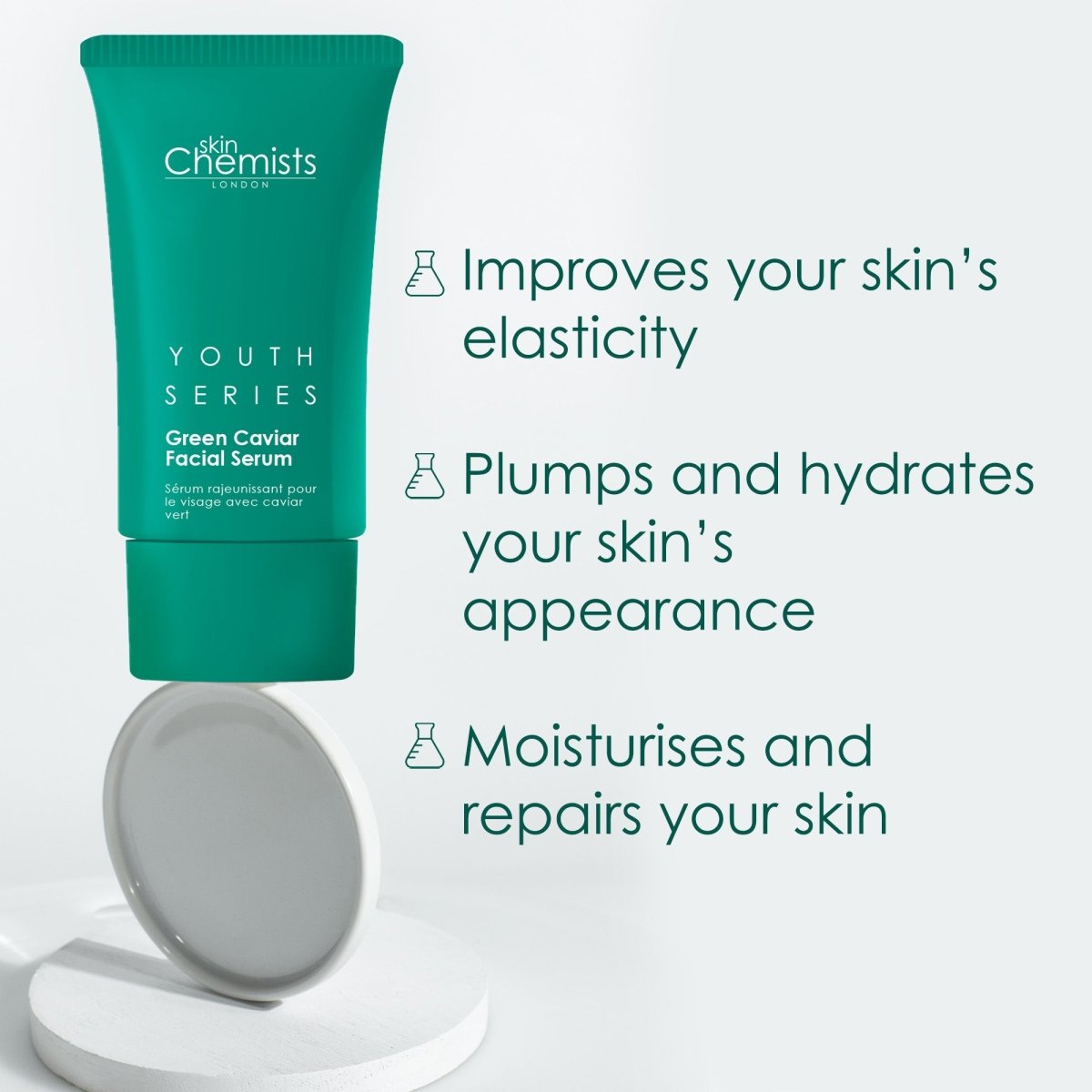 سيروم الوجه بالكافيار الأخضر 30 مل