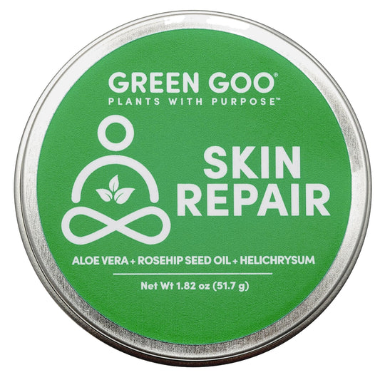 Green Goo Skin Repair Salve – Natural Skin Care, Dry Skin Moisturizer, 1.82 oz Large Tin