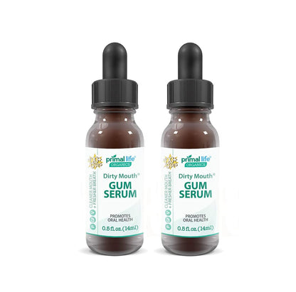 Gum Drops 0.5 oz – Primal Life Organics Gum Serum for Fresh Breath & Oral Health | Pack of 2