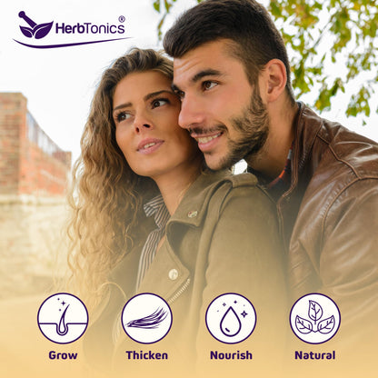 Herbtonics Foli Biotin Gummies – Hair Growth Vitamins for Women & Men | Sugarfree, 60 Count