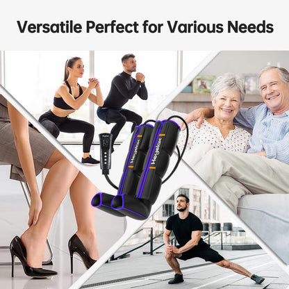 Heyelax Leg Compression Massager – Full-Leg Therapy Boots (Small) for Circulation & Recovery