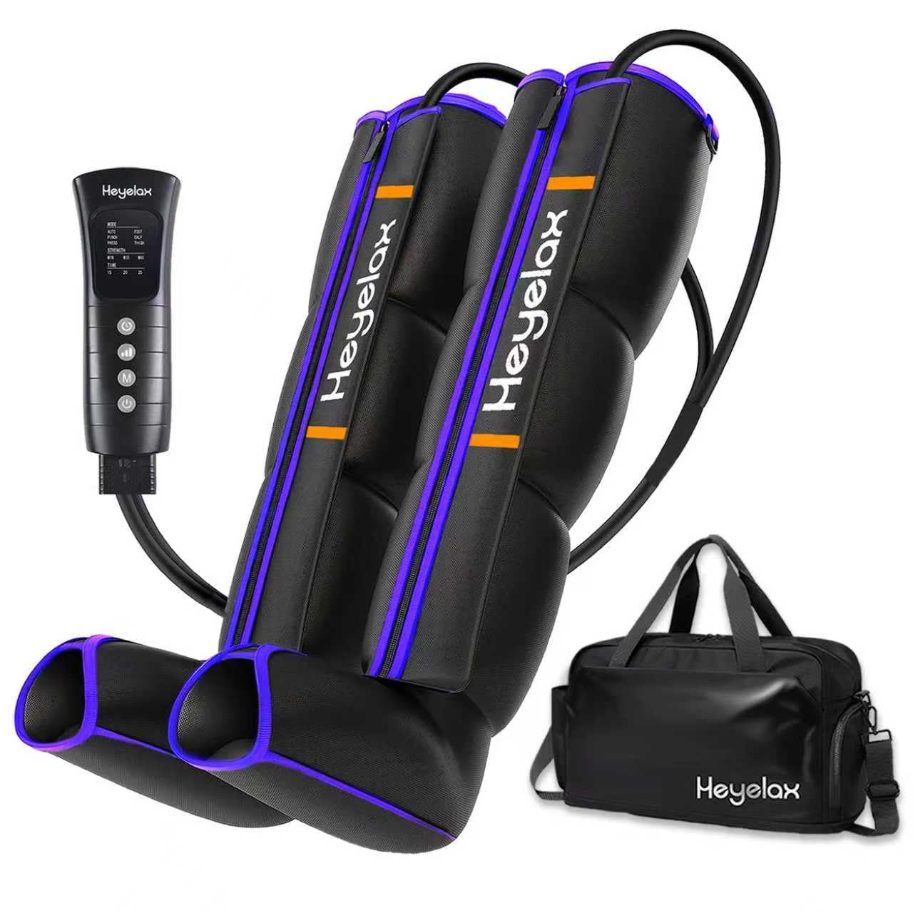 Heyelax Leg Compression Massager – Full-Leg Therapy Boots (Small) for Circulation & Recovery