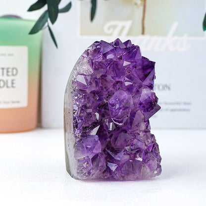 HIBCIGA Amethyst Cluster Geode – Purple Quartz Crystals, 8-9 lb