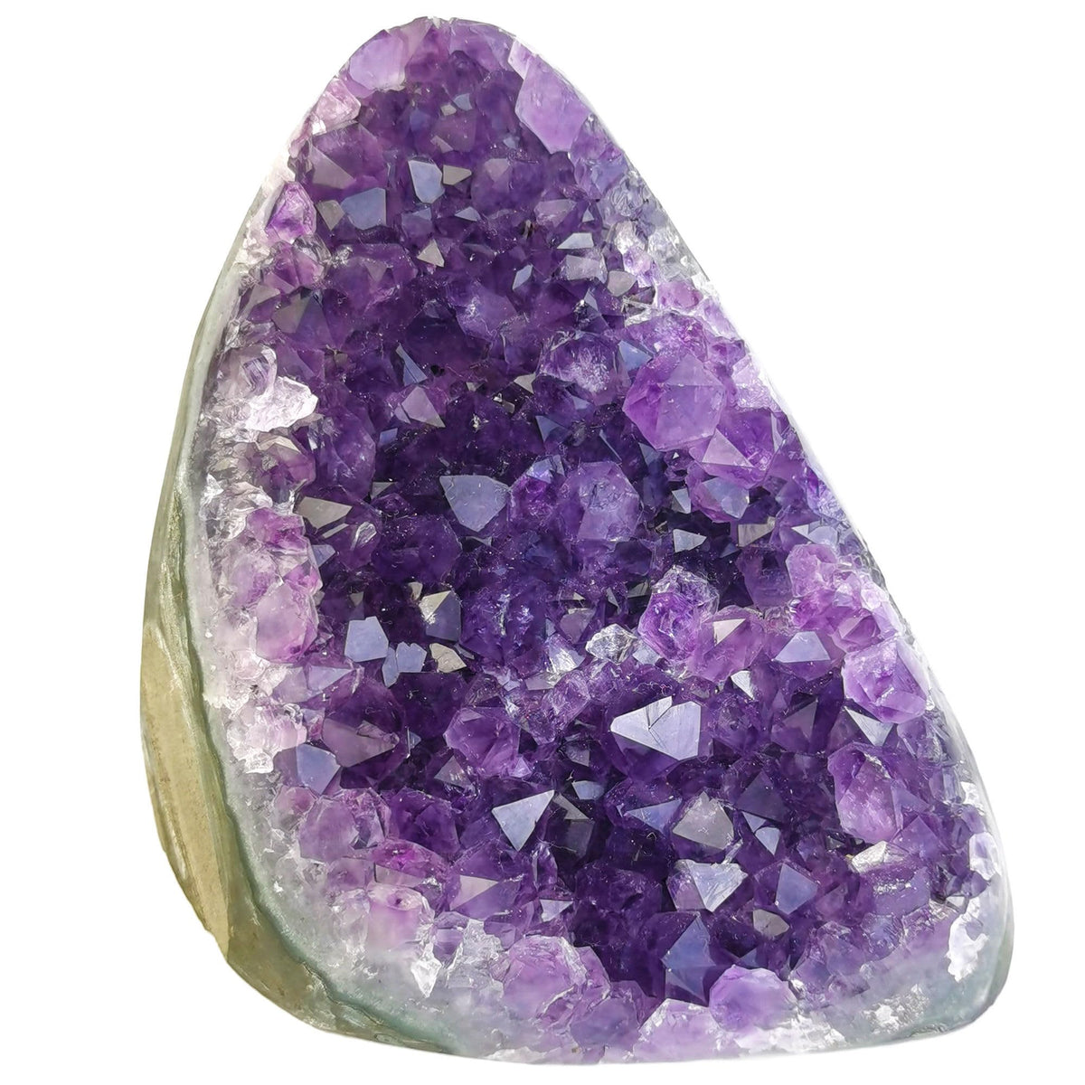HIBCIGA Amethyst Cluster Geode – Raw Purple Quartz Crystal, 11-12 lb