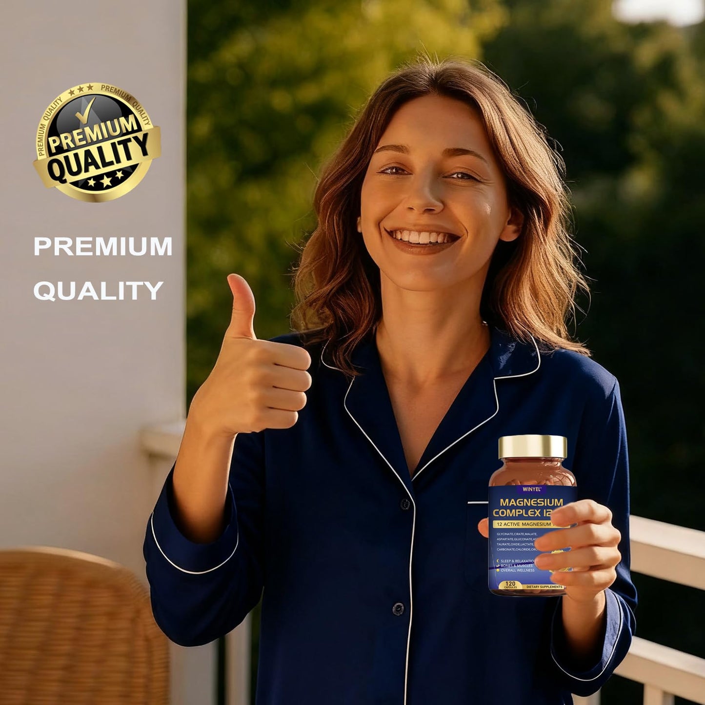 Magnesium Complex 700mg 12-in-1 | Sleep, Calm & Heart Health | Vegan 120 Caps