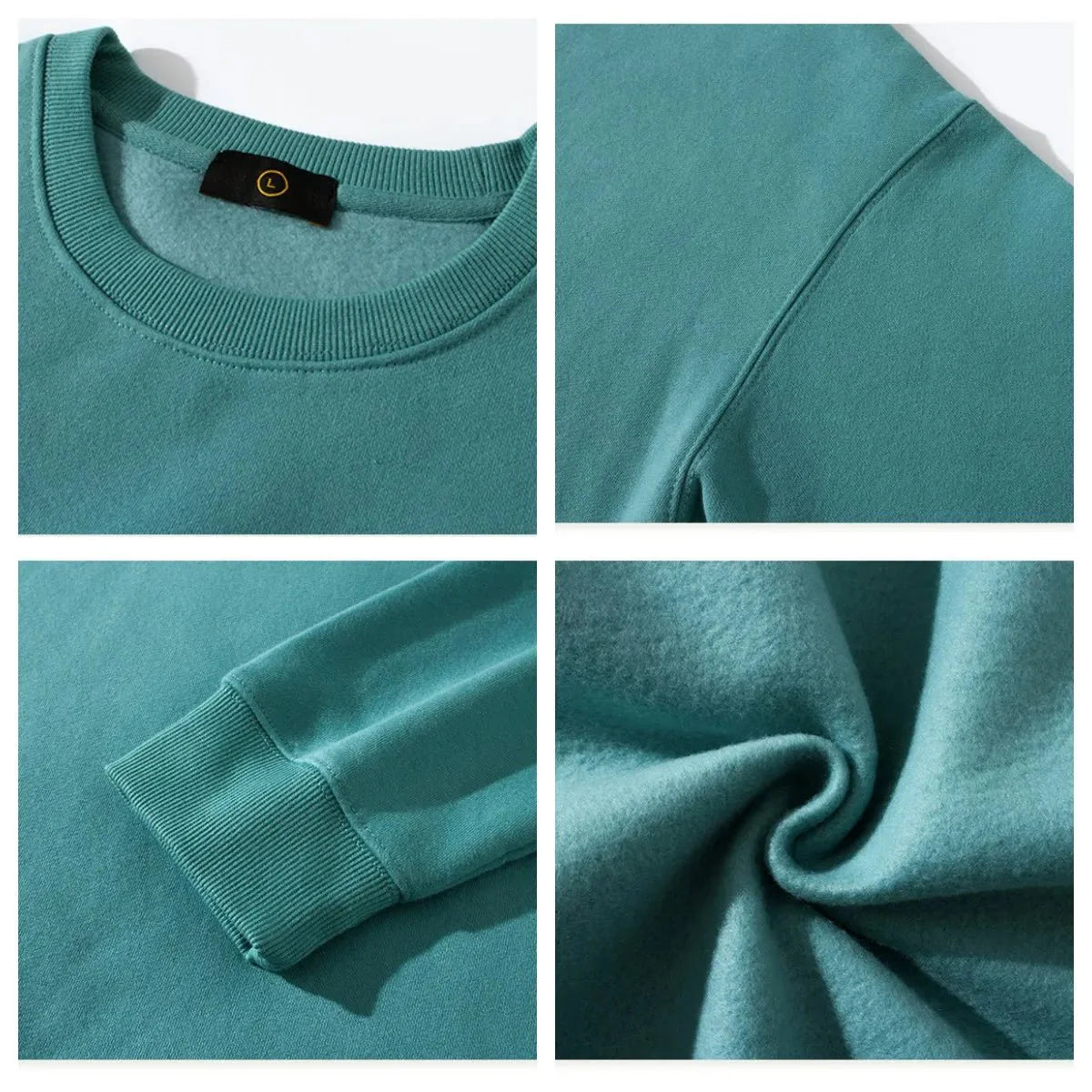 High Quality Crewneck Sweatshirt - Unisex Heavyweight Cotton for Autumn Style