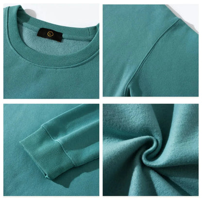 High Quality Crewneck Sweatshirt - Unisex Heavyweight Cotton for Autumn Style