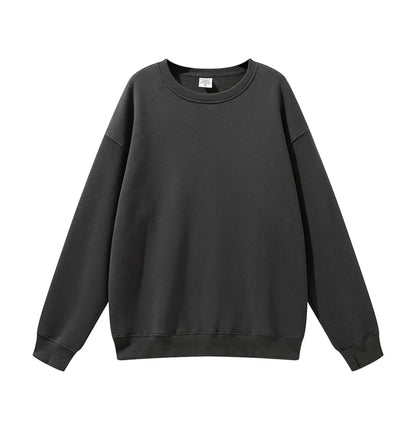 High Quality Crewneck Sweatshirt - Unisex Heavyweight Cotton for Autumn Style