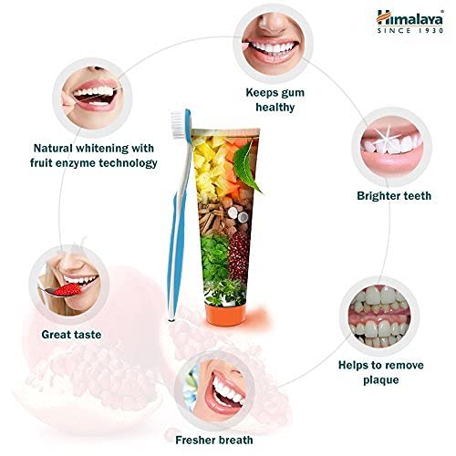 Himalaya Botanique Complete Care Whitening Toothpaste - Peppermint, Fluoride Free (5.29 oz, 4 Pack)